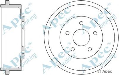 APEC BRAKING drm9927 -  Тормозной барабан